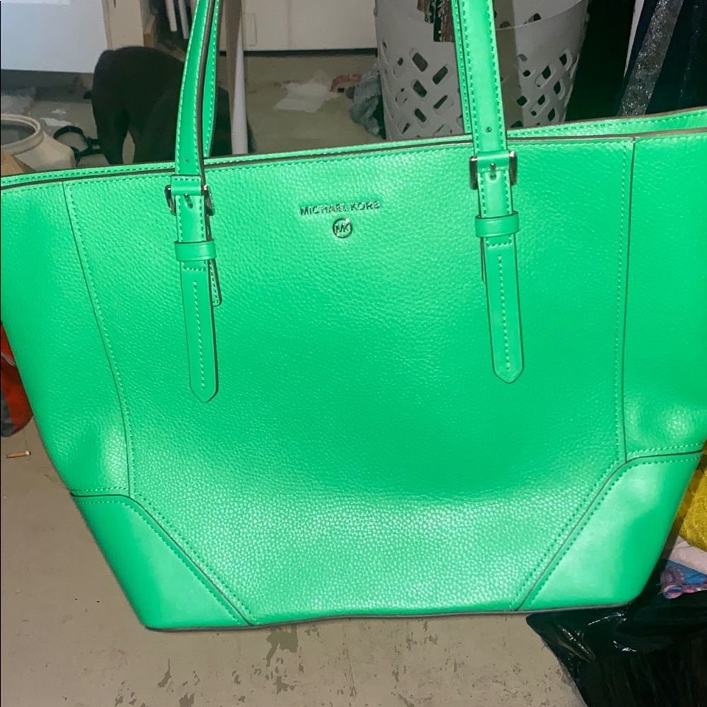Michael Kors Bright Green Tote